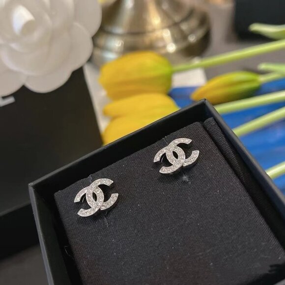 Chanel silver earrings - Picture 5 of 6